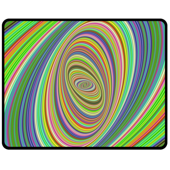 Ellipse Background Elliptical Fleece Blanket (Medium) 