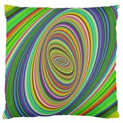 Ellipse Background Elliptical Large Cushion Case (two Sides) by Sapixe