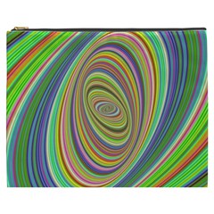 Ellipse Background Elliptical Cosmetic Bag (xxxl)  by Sapixe