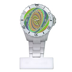 Ellipse Background Elliptical Plastic Nurses Watch by Sapixe