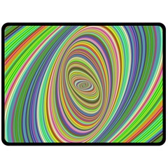 Ellipse Background Elliptical Double Sided Fleece Blanket (large)  by Sapixe