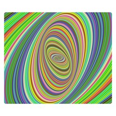 Ellipse Background Elliptical Double Sided Flano Blanket (small)  by Sapixe