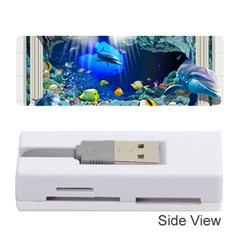 Dolphin Art Creation Natural Water Memory Card Reader (stick)  by Sapixe