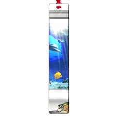 Dolphin Art Creation Natural Water Large Book Marks by Sapixe