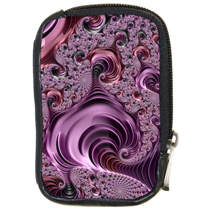 Purple Abstract Art Fractal Compact Camera Cases