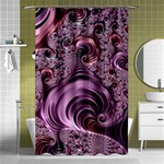 Purple Abstract Art Fractal Shower Curtain 48  x 72  (Small)  Curtain(48  X 72 ) - 42.18 x64.8  Curtain(48  X 72 )