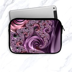 Purple Abstract Art Fractal Apple Ipad Mini Zipper Cases by Sapixe