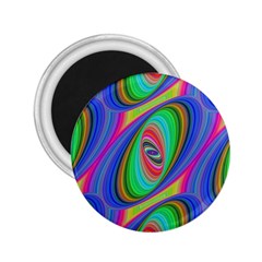 Ellipse Pattern Elliptical Fractal 2 25  Magnets by Sapixe