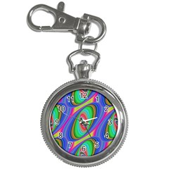 Ellipse Pattern Elliptical Fractal Key Chain Watches by Sapixe