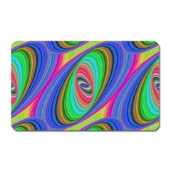 Ellipse Pattern Elliptical Fractal Magnet (rectangular) by Sapixe