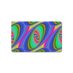 Ellipse Pattern Elliptical Fractal Magnet (name Card) by Sapixe