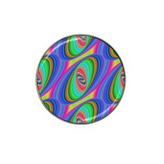 Ellipse Pattern Elliptical Fractal Hat Clip Ball Marker by Sapixe