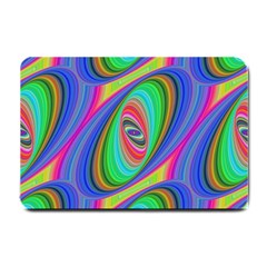 Ellipse Pattern Elliptical Fractal Small Doormat  by Sapixe