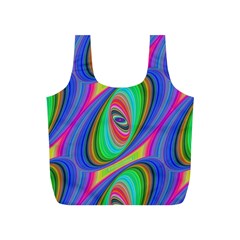 Ellipse Pattern Elliptical Fractal Full Print Recycle Bags (s)  by Sapixe