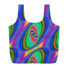 Ellipse Pattern Elliptical Fractal Full Print Recycle Bags (l)  by Sapixe