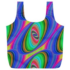 Ellipse Pattern Elliptical Fractal Full Print Recycle Bags (l)  by Sapixe