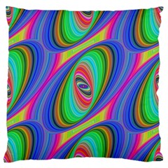 Ellipse Pattern Elliptical Fractal Standard Flano Cushion Case (two Sides) by Sapixe