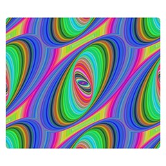 Ellipse Pattern Elliptical Fractal Double Sided Flano Blanket (small)  by Sapixe