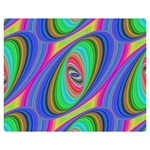 Ellipse Pattern Elliptical Fractal Double Sided Flano Blanket (Medium)  60 x50  Blanket Front