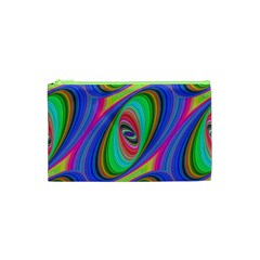 Ellipse Pattern Elliptical Fractal Cosmetic Bag (xs) by Sapixe