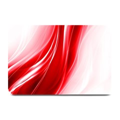 Flame Red Fractal Energy Fiery Plate Mats by Sapixe