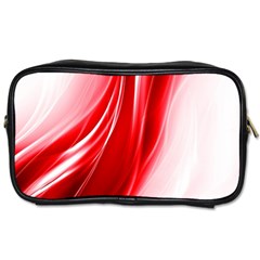 Flame Red Fractal Energy Fiery Toiletries Bags by Sapixe