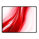 Flame Red Fractal Energy Fiery Fleece Blanket (Small) 50 x40  Blanket Front