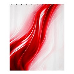 Flame Red Fractal Energy Fiery Shower Curtain 60  X 72  (medium)  by Sapixe