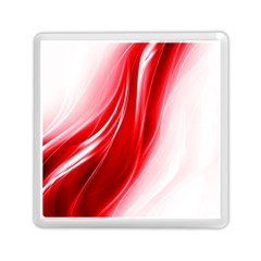 Flame Red Fractal Energy Fiery Memory Card Reader (square)  by Sapixe