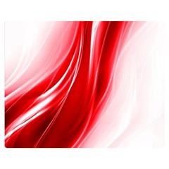 Flame Red Fractal Energy Fiery Double Sided Flano Blanket (medium)  by Sapixe