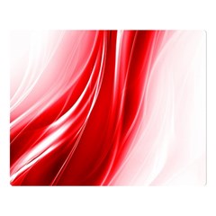 Flame Red Fractal Energy Fiery Double Sided Flano Blanket (large)  by Sapixe