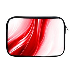 Flame Red Fractal Energy Fiery Apple Macbook Pro 17  Zipper Case by Sapixe