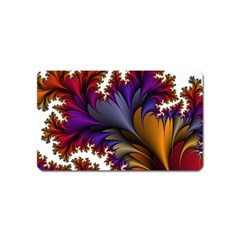 Flora Entwine Fractals Flowers Magnet (name Card) by Sapixe