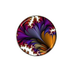 Flora Entwine Fractals Flowers Hat Clip Ball Marker (4 Pack) by Sapixe