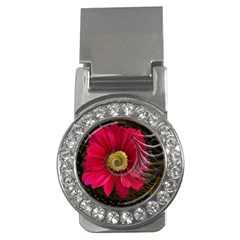 Fantasy Flower Fractal Blossom Money Clips (CZ) 