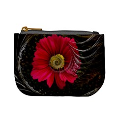 Fantasy Flower Fractal Blossom Mini Coin Purses