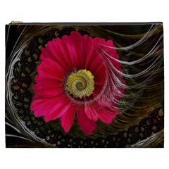 Fantasy Flower Fractal Blossom Cosmetic Bag (XXXL) 