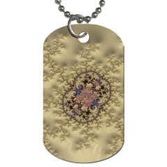 Fractal Art Colorful Pattern Dog Tag (one Side) by Sapixe