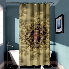 Fractal Art Colorful Pattern Shower Curtain 36  X 72  (stall)  by Sapixe