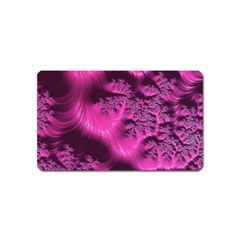 Fractal Artwork Pink Purple Elegant Magnet (name Card) by Sapixe