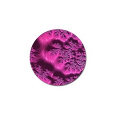 Fractal Artwork Pink Purple Elegant Golf Ball Marker by Sapixe