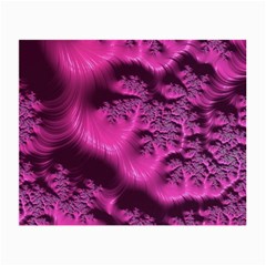 Fractal Artwork Pink Purple Elegant Small Glasses Cloth (2-side) by Sapixe