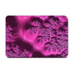 Fractal Artwork Pink Purple Elegant Small Doormat  by Sapixe