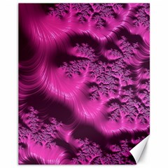 Fractal Artwork Pink Purple Elegant Canvas 11  X 14   by Sapixe