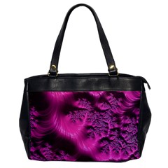 Fractal Artwork Pink Purple Elegant Office Handbags by Sapixe