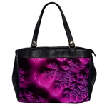 Fractal Artwork Pink Purple Elegant Office Handbags Front