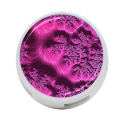 Fractal Artwork Pink Purple Elegant 4-port Usb Hub (one Side) by Sapixe