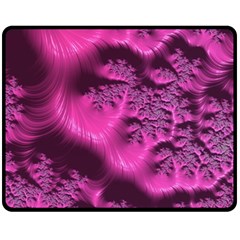 Fractal Artwork Pink Purple Elegant Fleece Blanket (medium)  by Sapixe