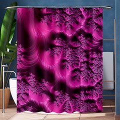 Fractal Artwork Pink Purple Elegant Shower Curtain 60  X 72  (medium)  by Sapixe