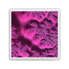 Fractal Artwork Pink Purple Elegant Memory Card Reader (square)  by Sapixe